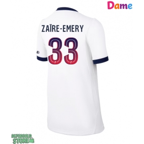 Paris Saint-Germain Warren Zaire-Emery #33 Replika Udebanetrøje Dame 2026-27 Kortærmet